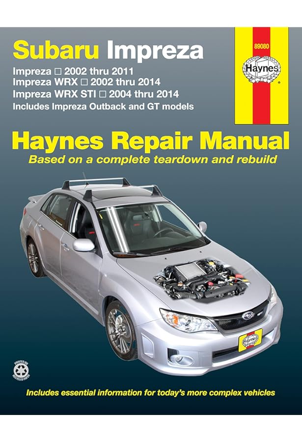 Subaru Impreza 2002-14 Repair Manual: Chilton Book Company